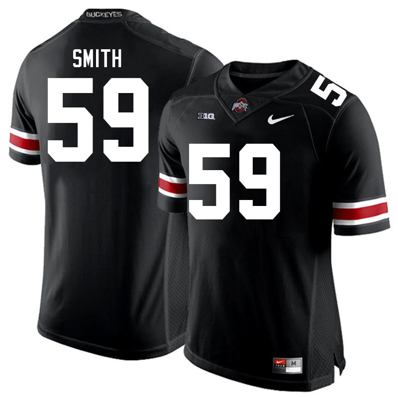 Ohio State Buckeyes Landon Smith Men's #59 Black Authentic Stitched College Football Jersey